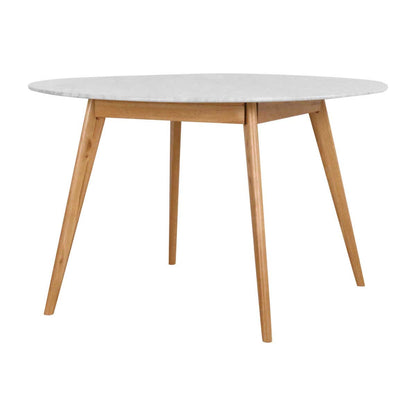 Oia White Marble Dining Table