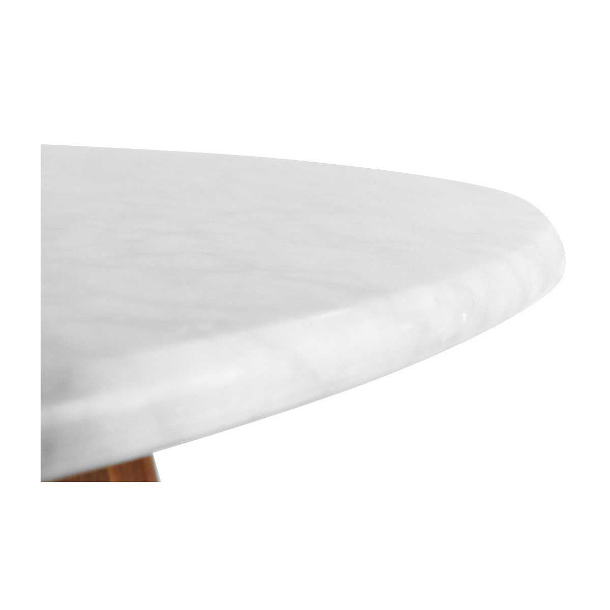 Oia White Marble Dining Table