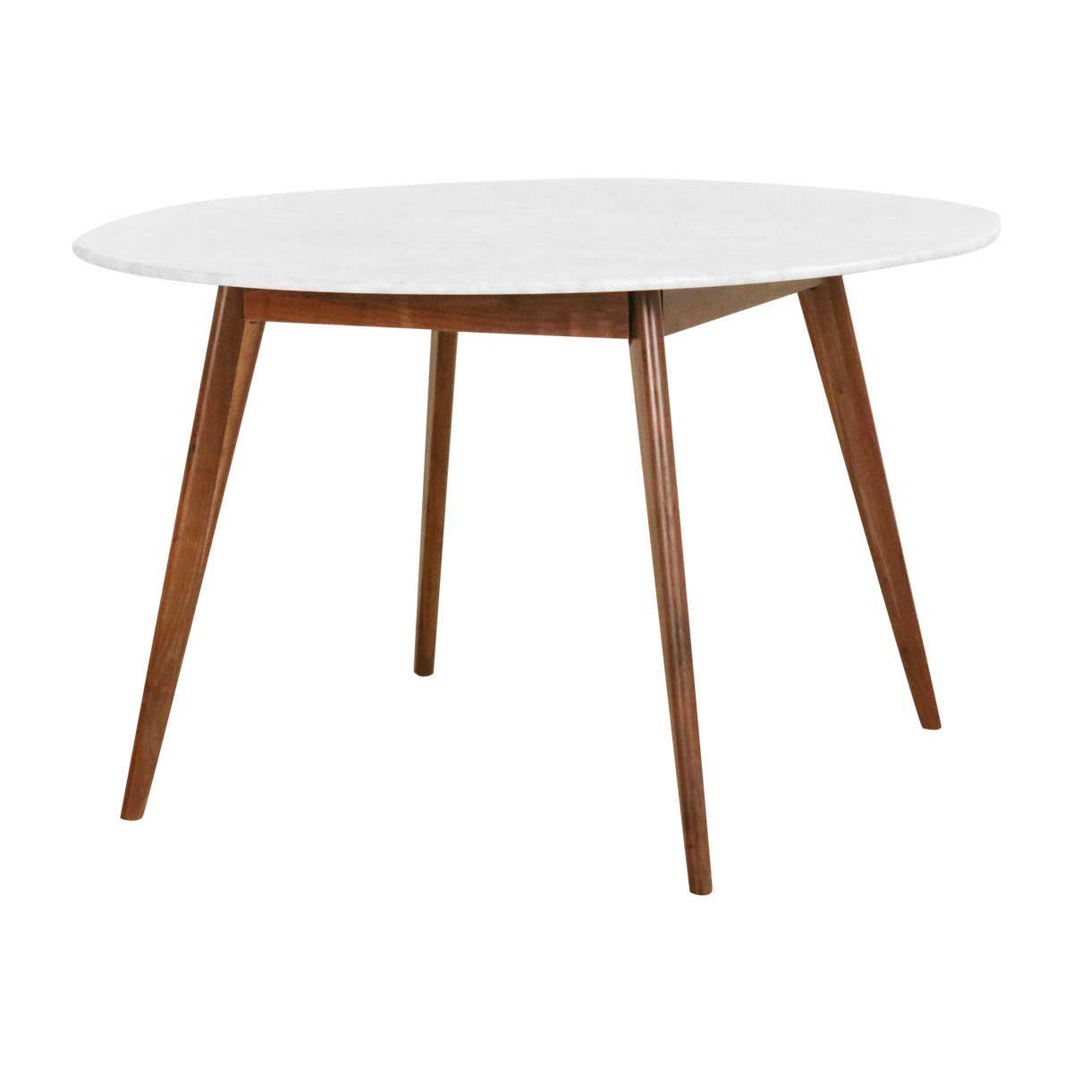 Oia White Marble Dining Table