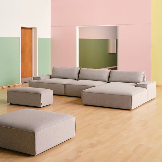 Daphne 3 Seater Modular Right Chaise Sofa