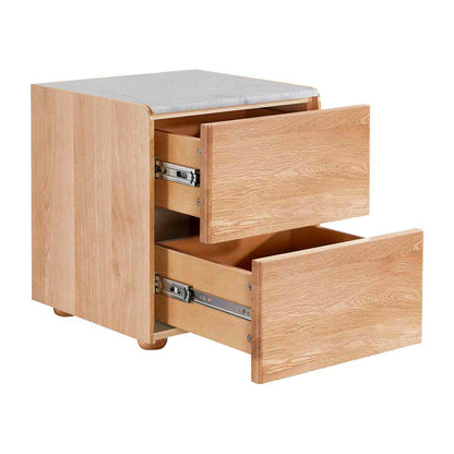 Delta Marble Bedside Table