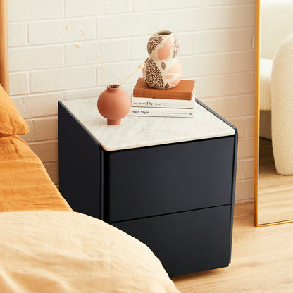Delta Marble Bedside Table
