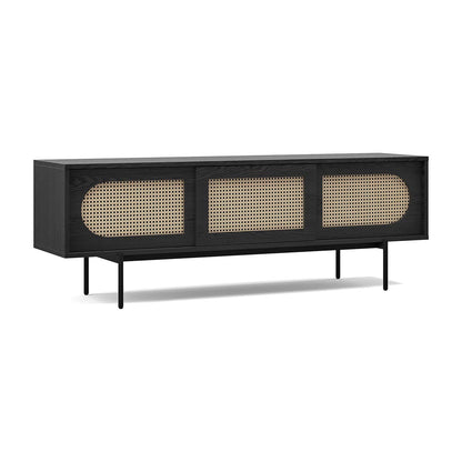 Thea Rattan 3 Door Entertainment Unit