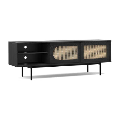 Thea Rattan 3 Door Entertainment Unit