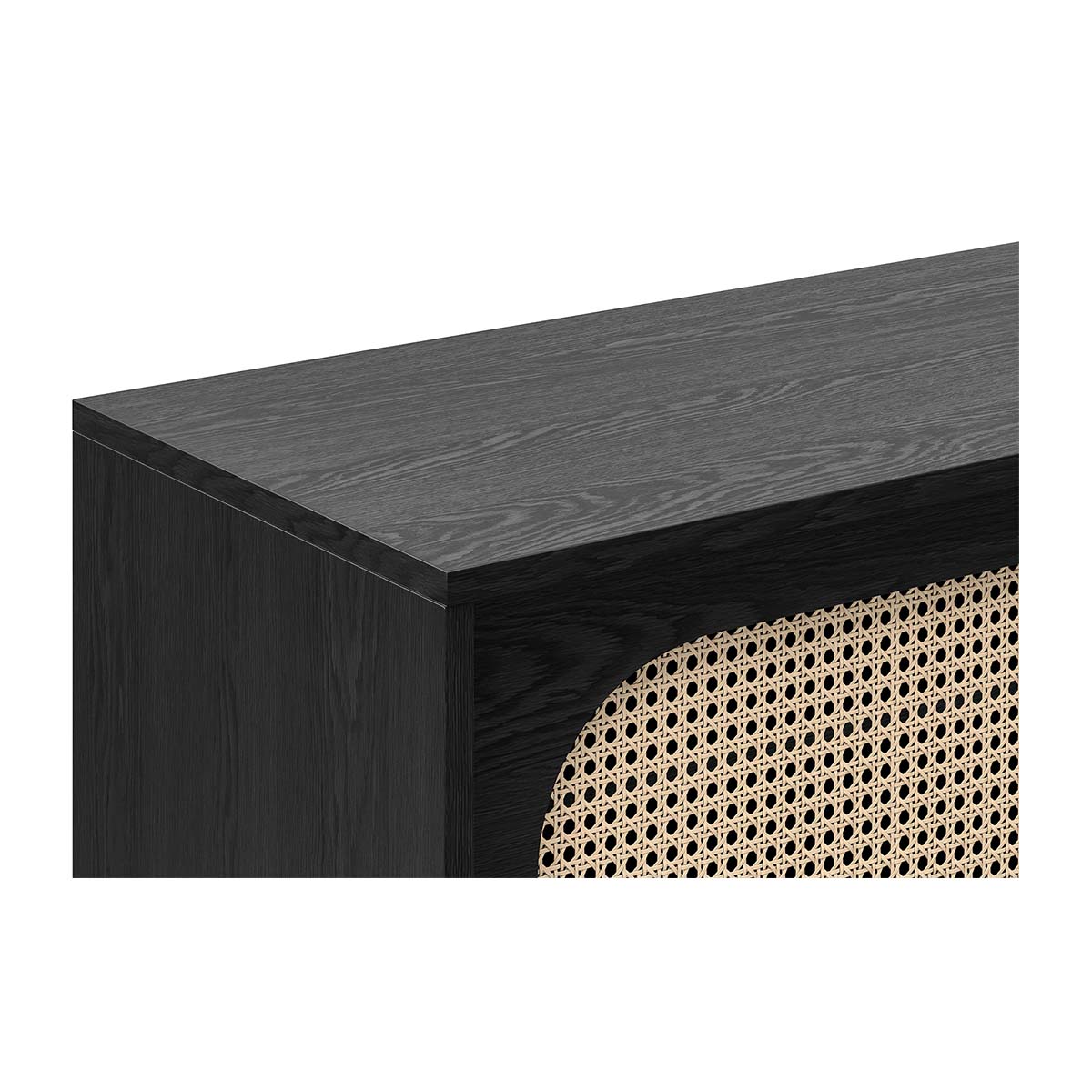 Thea Rattan 3 Door Entertainment Unit