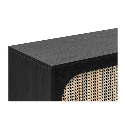 Thea Rattan 3 Door Entertainment Unit