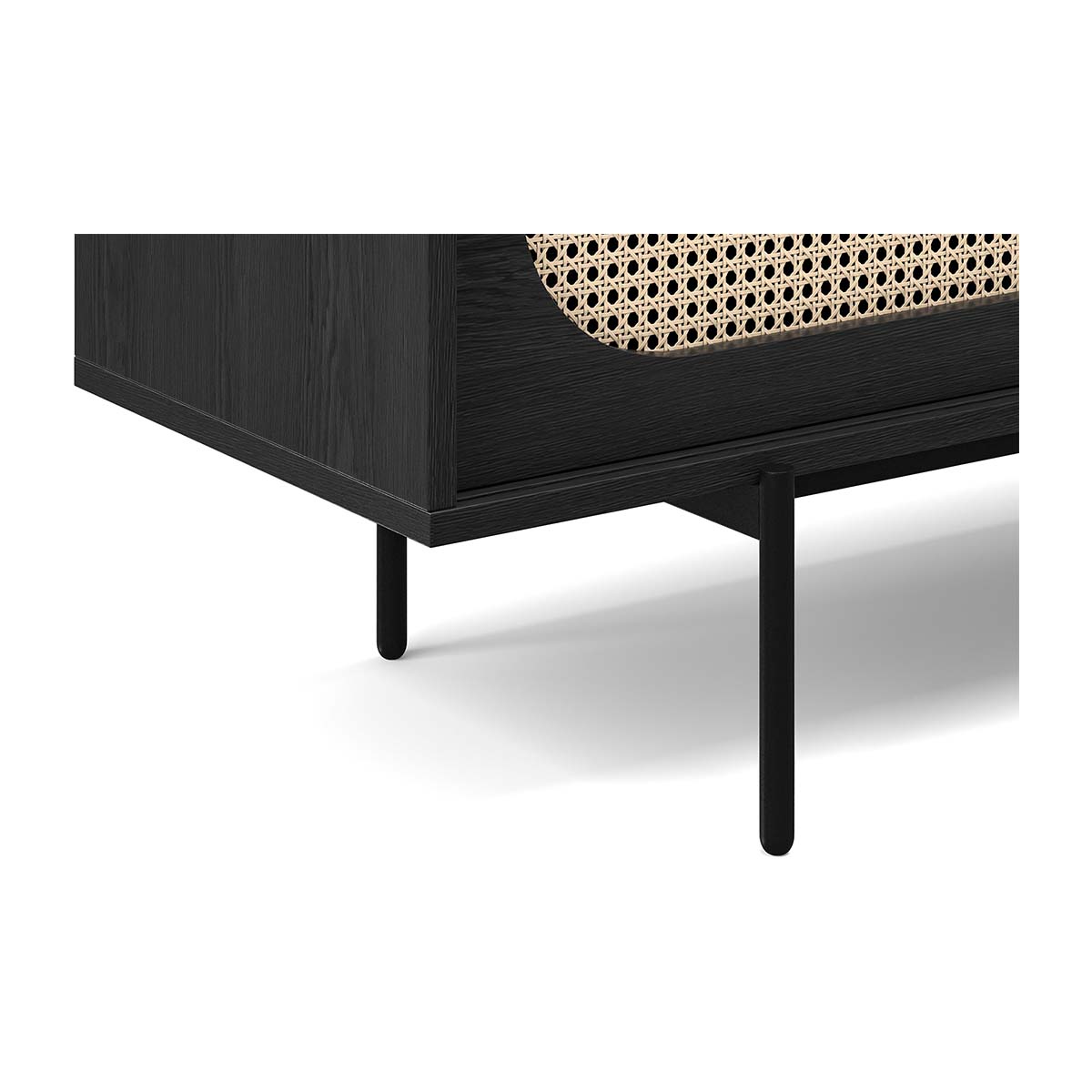 Thea Rattan 3 Door Entertainment Unit