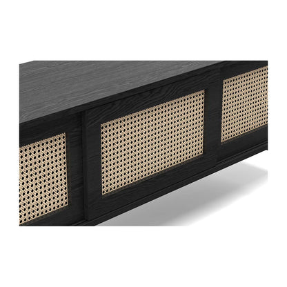 Thea Rattan 3 Door Entertainment Unit