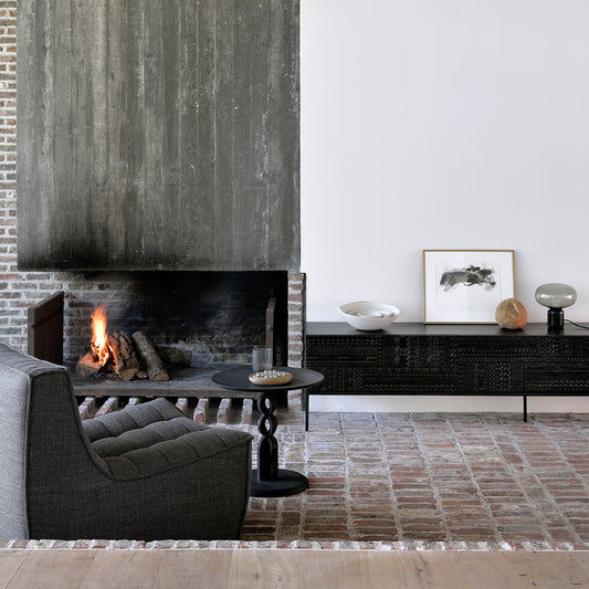 Tabwa 1 Flip Down Door & 1 Drawer TV Cupboard