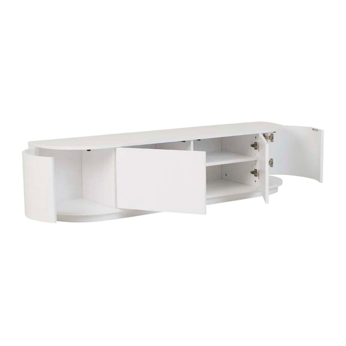 Oberon Crescent Entertainment Unit (180cm)