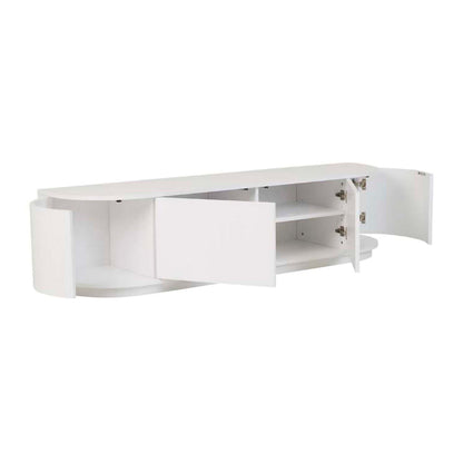 Oberon Crescent Entertainment Unit (180cm)