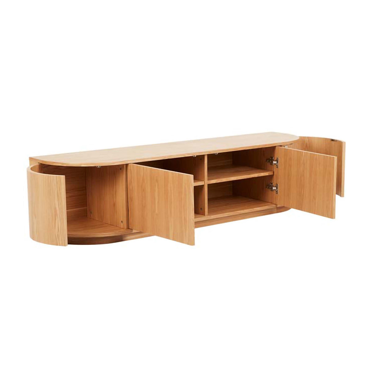 Oberon Crescent Entertainment Unit (180cm)