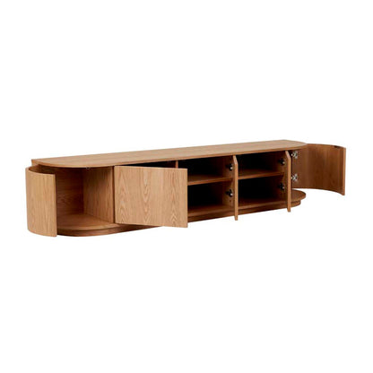 Oberon Crescent Entertainment Unit (210cm)