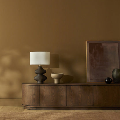 Oberon Crescent Entertainment Unit (210cm)