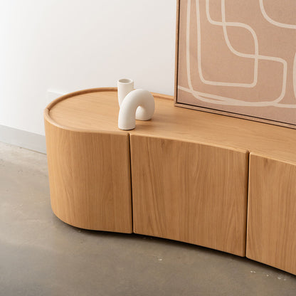 Malakai Curved Entertainment Unit