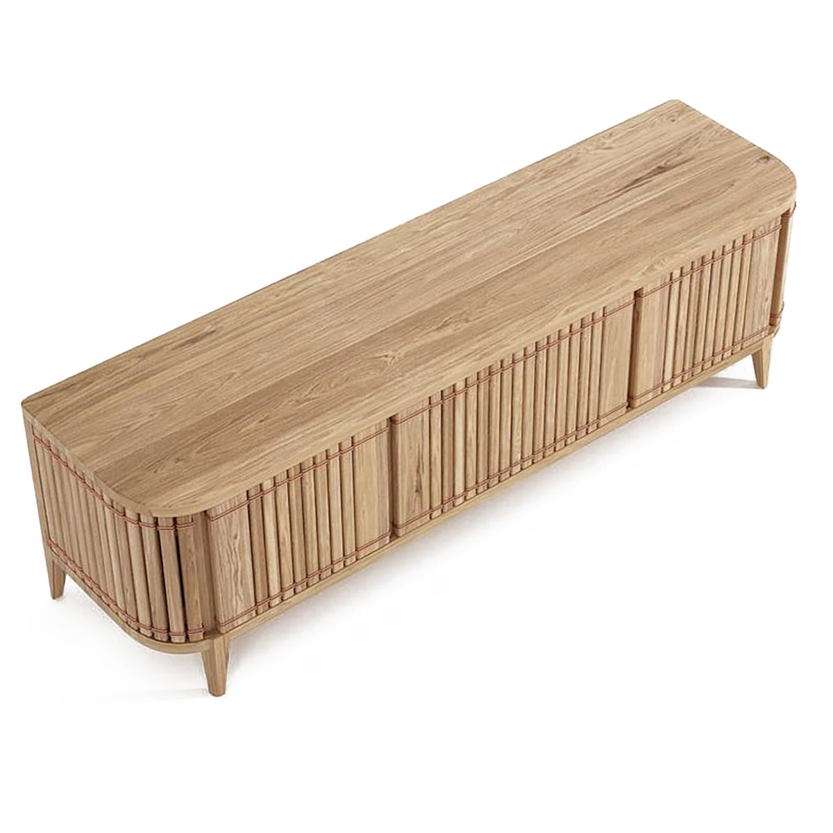 Koppar Large Media Cabinet with 3 Doors