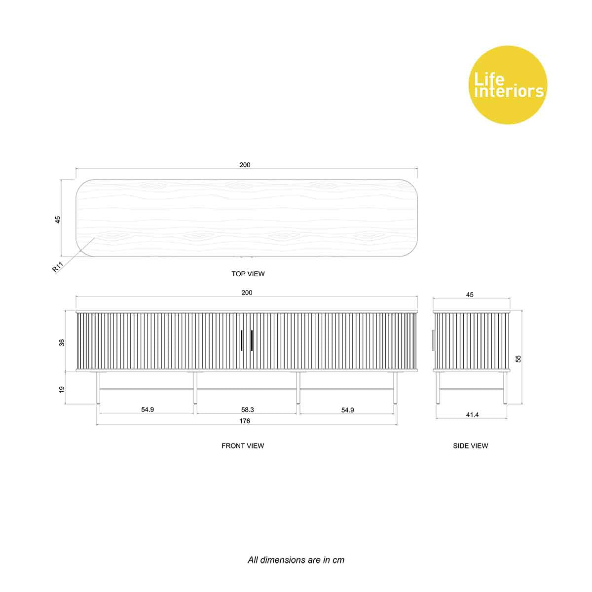 Ipanema TV Unit (Large)