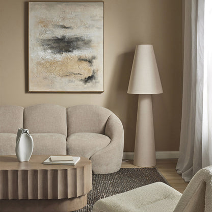 Carrington Linen Floor Lamp