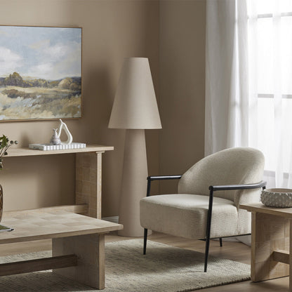 Carrington Linen Floor Lamp
