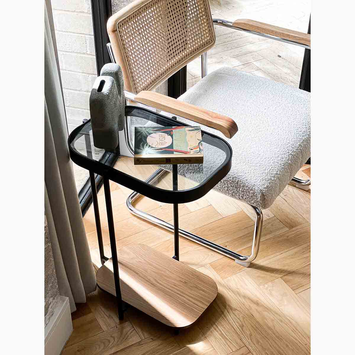 Glam Rectangular Side Table