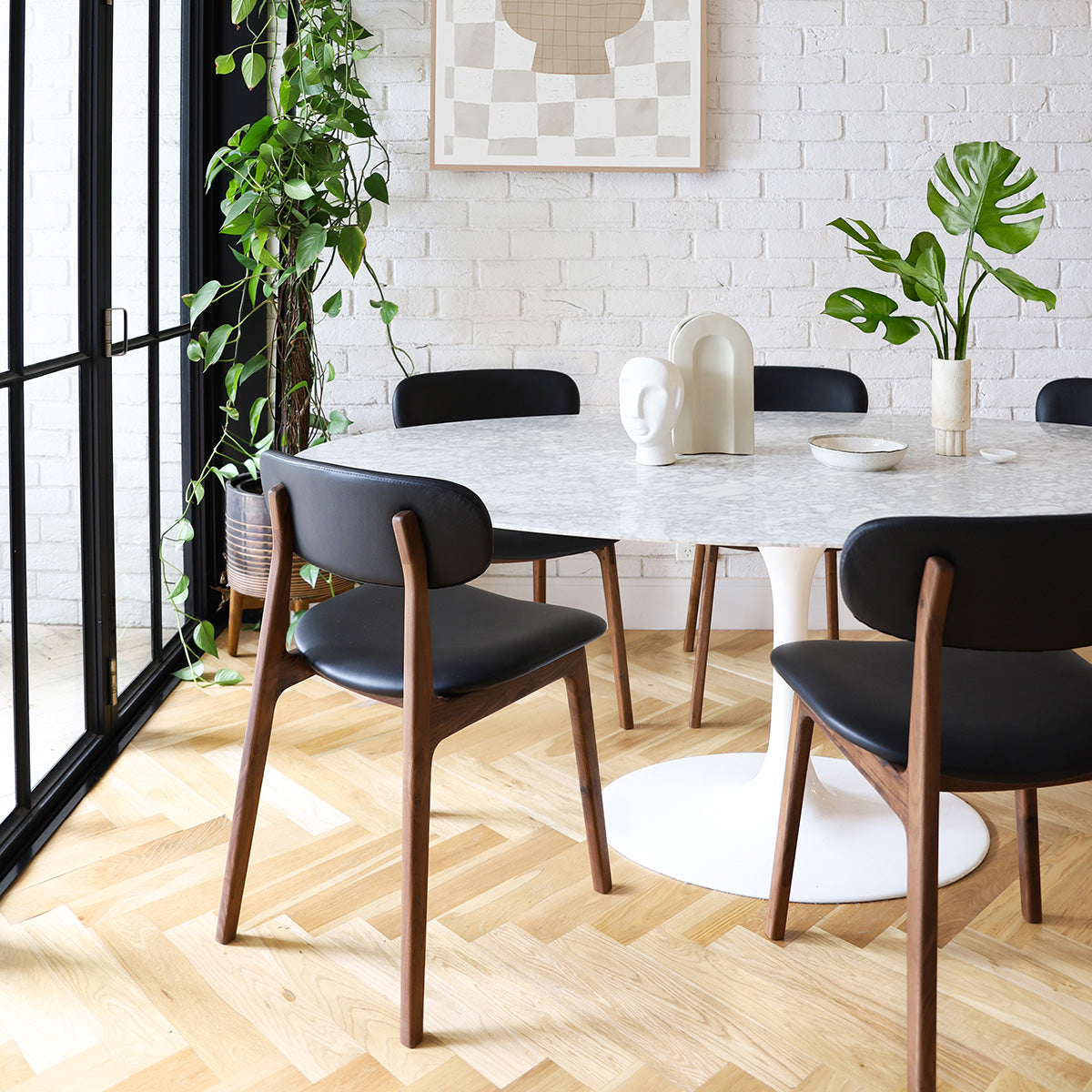 Alaska Leather Dining Chair