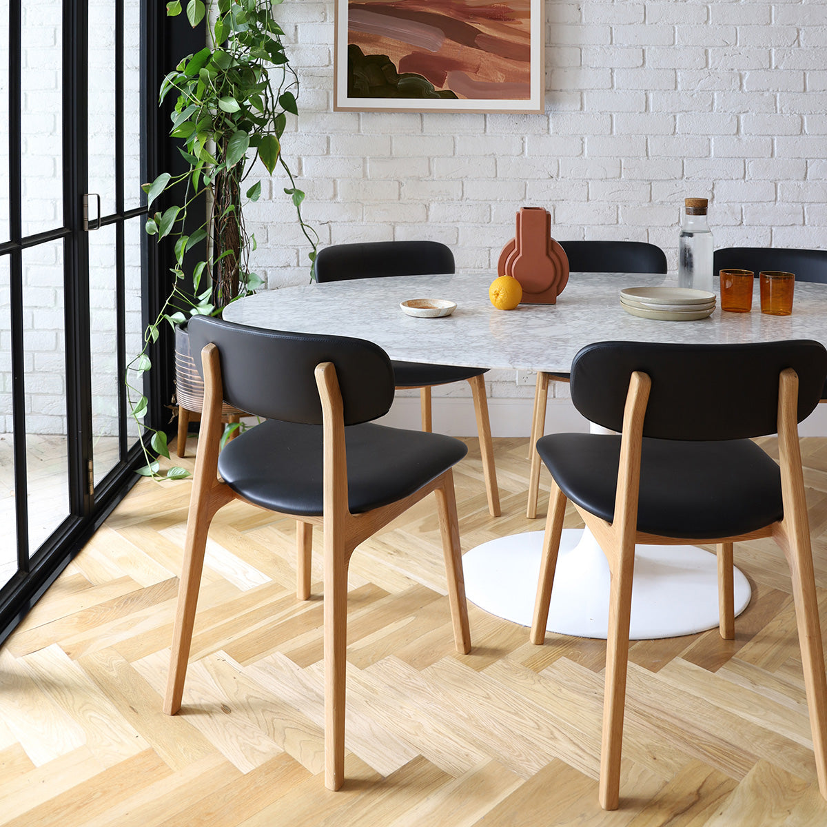 Alaska Leather Dining Chair