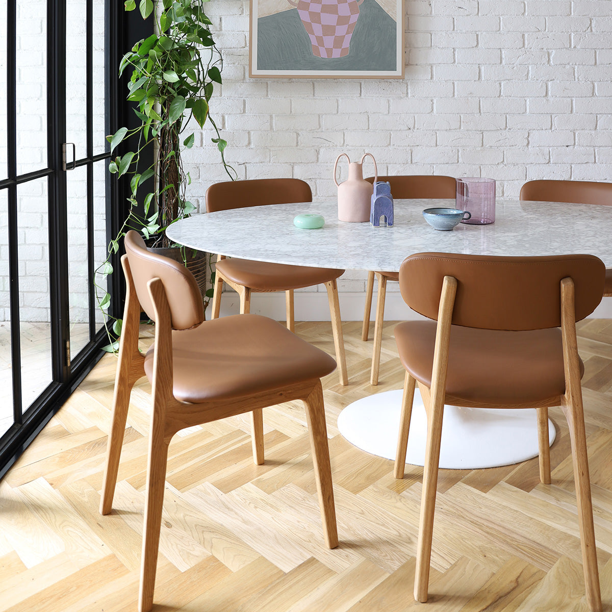 Alaska Leather Dining Chair