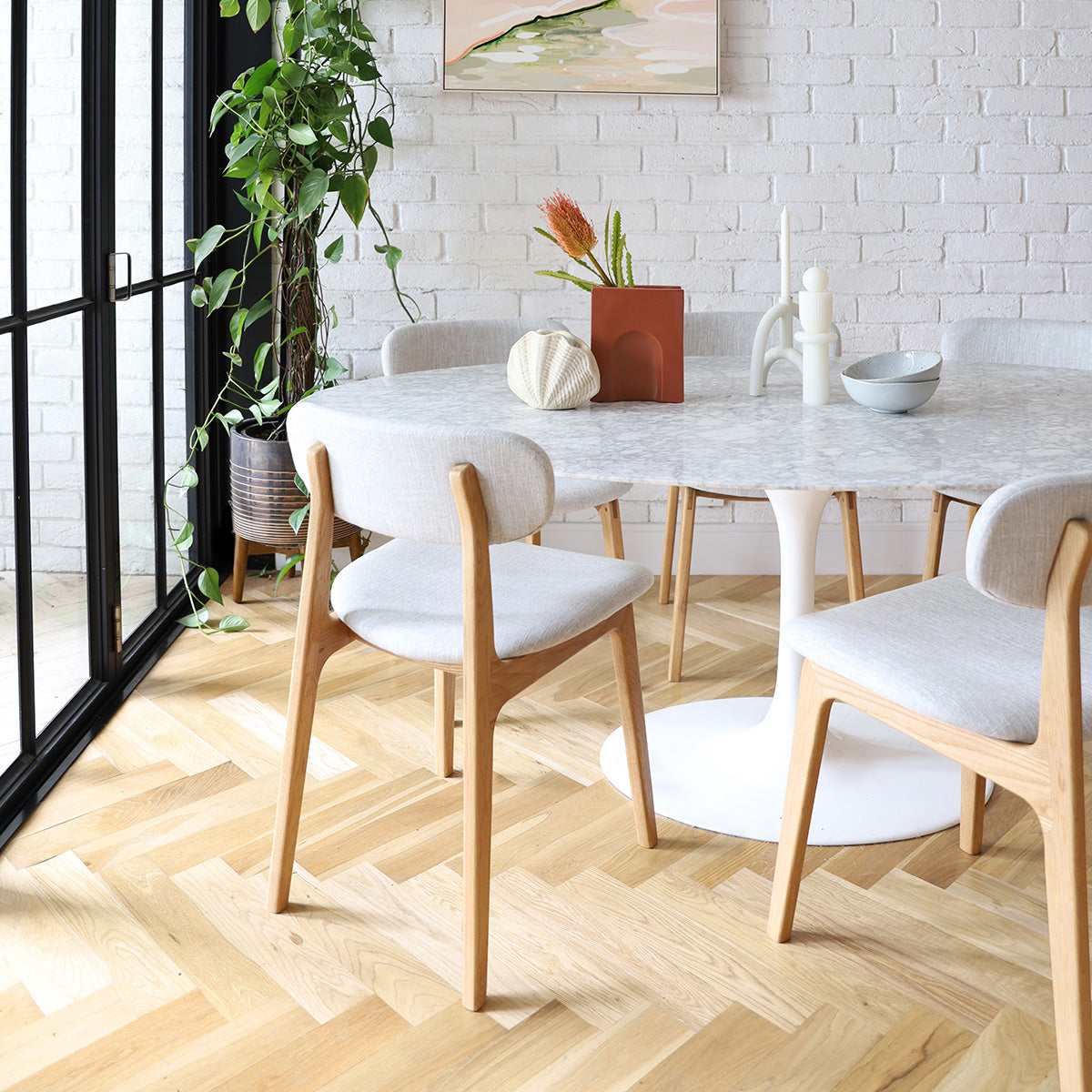 Alaska Fabric Dining Chair