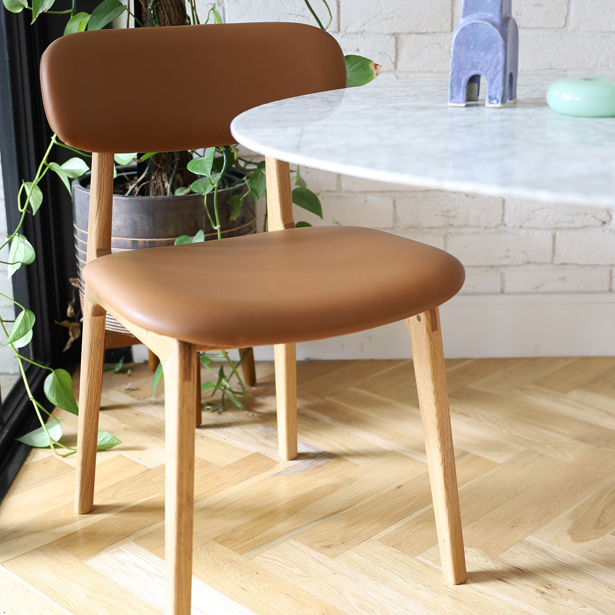 Alaska Leather Dining Chair