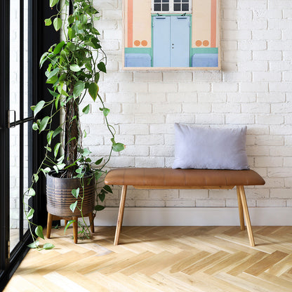 Alaska Leather Bench