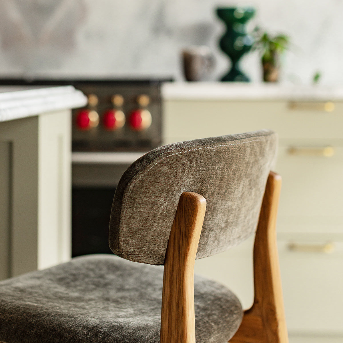 Alaska Fabric Bar Stool