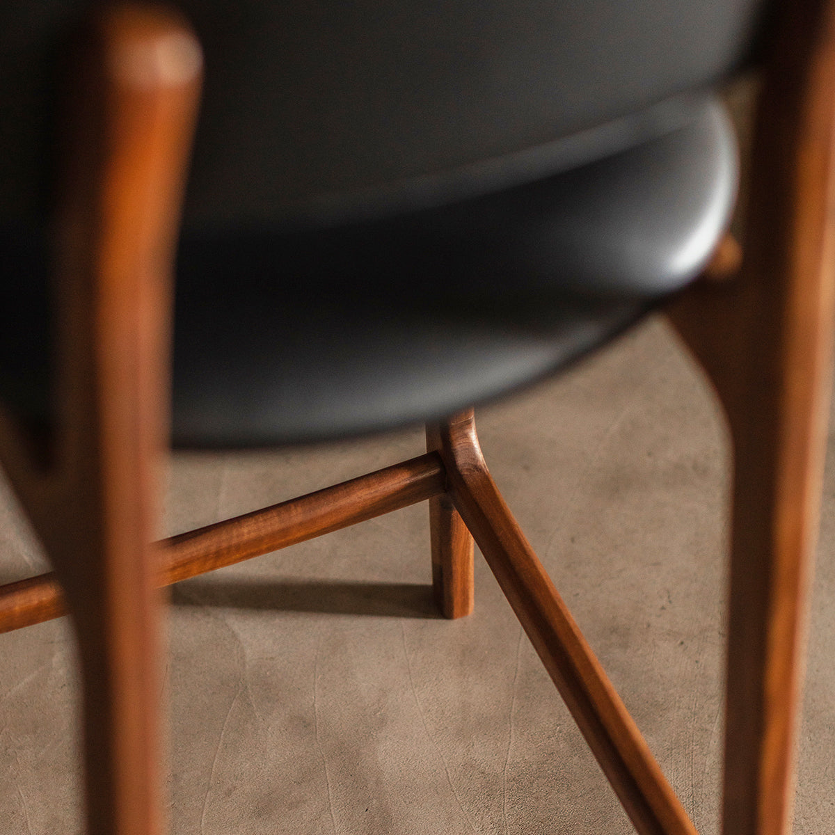 Alaska Leather Bar Stool