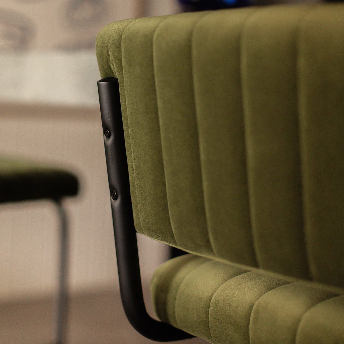 Blake Velvet Bar Stool