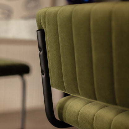 Blake Velvet Bar Stool