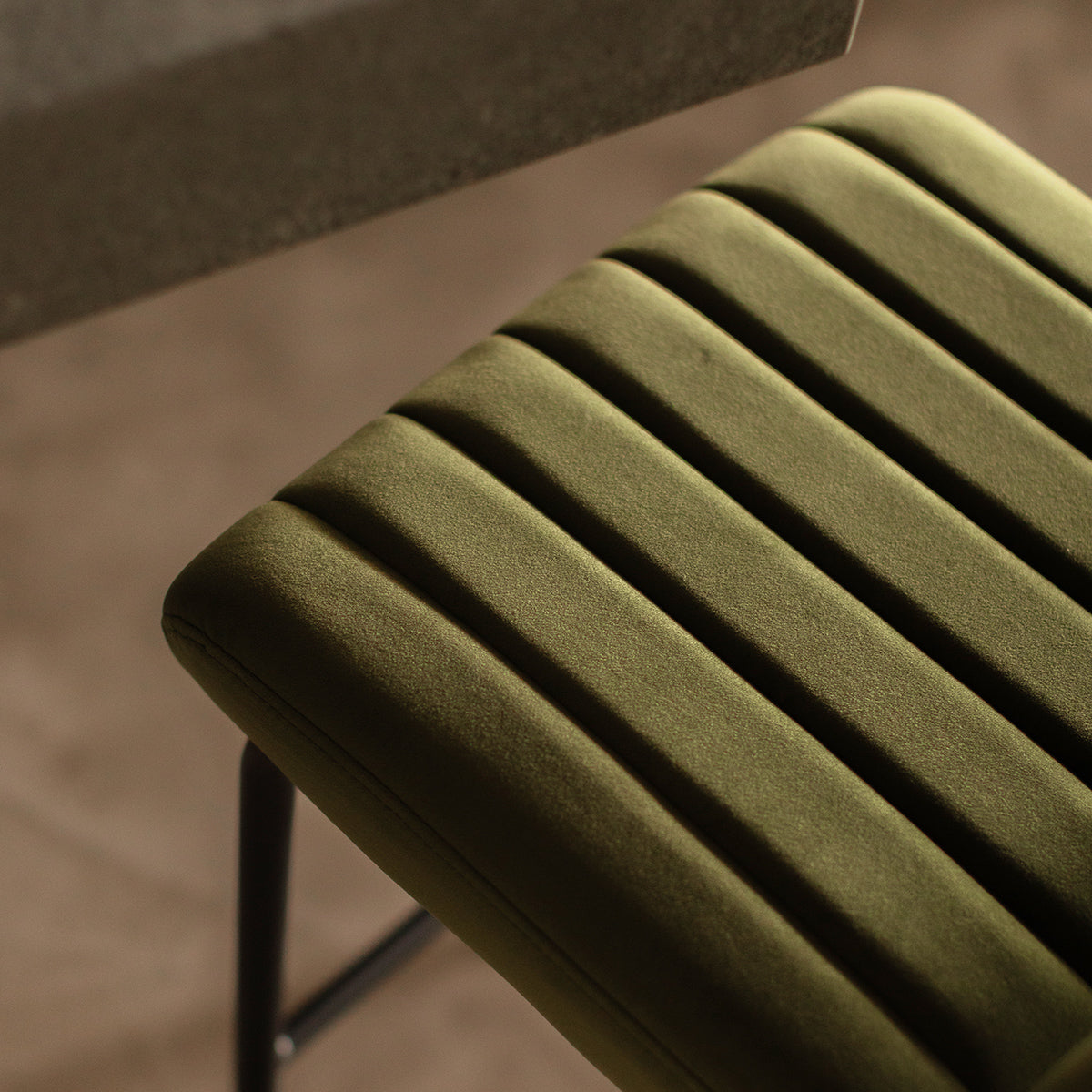 Blake Velvet Bar Stool