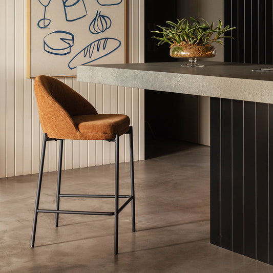 Elle Fabric Bar Stool