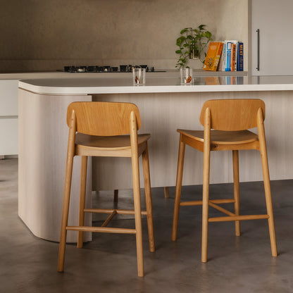 Lando Timber Bar Stool