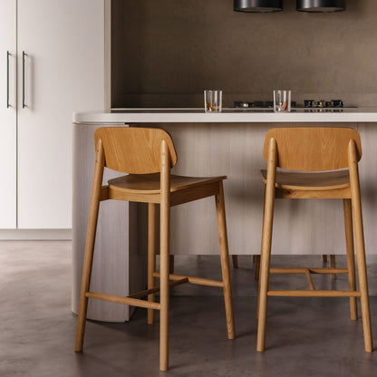 Lando Timber Bar Stool