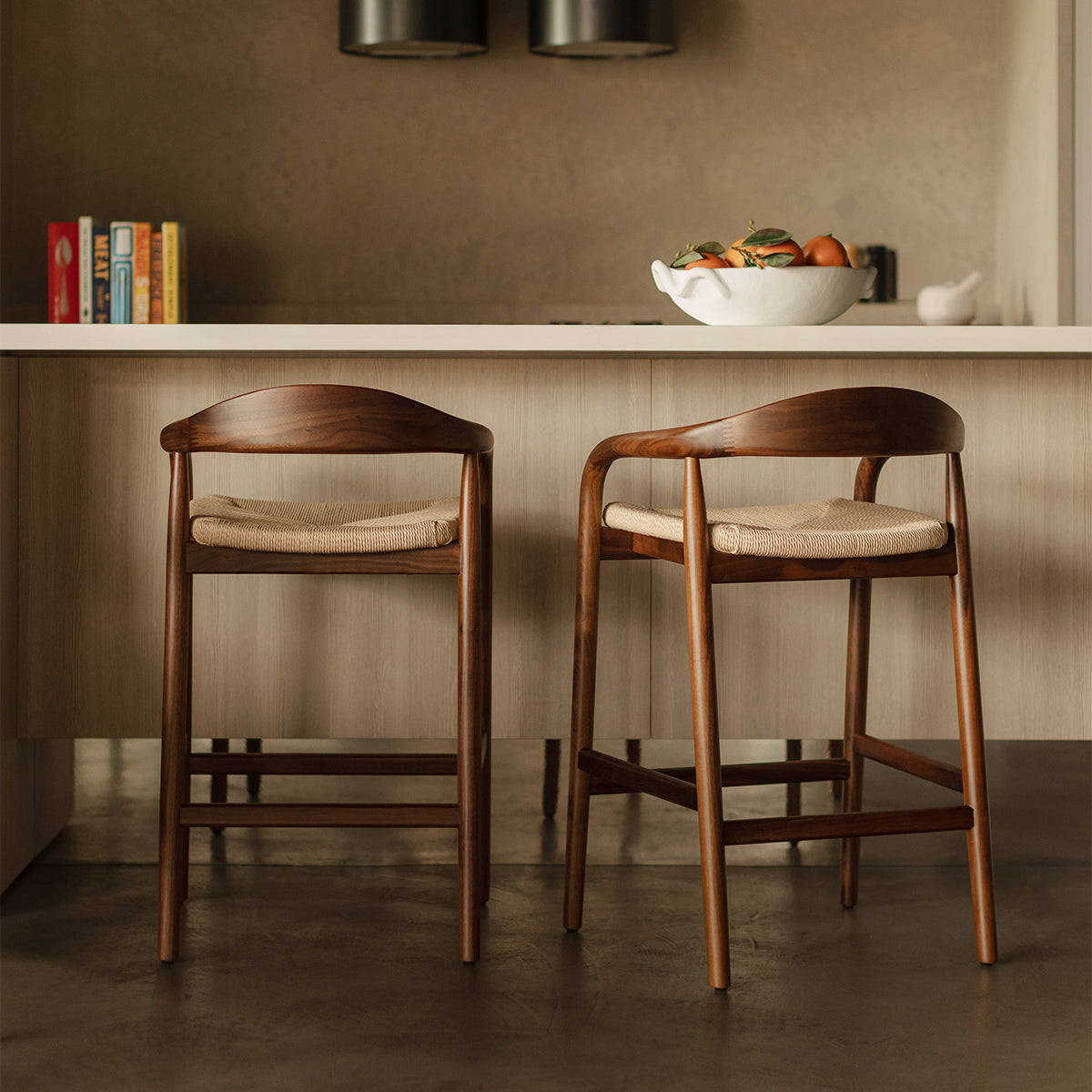 Noris Paper Cord Bar Stool
