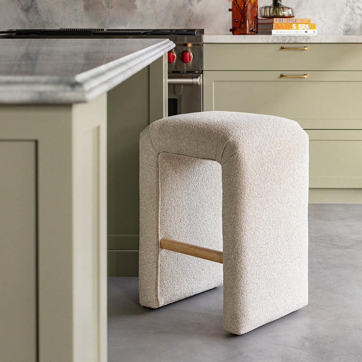 Camille Fabric Bar Stool