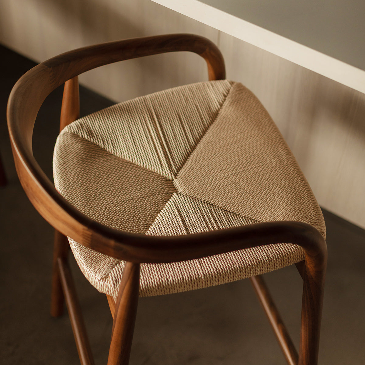 Noris Paper Cord Bar Stool