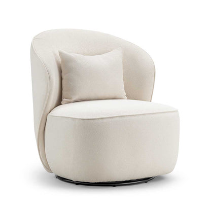 Atlas Boucle Swivel Lounge Chair