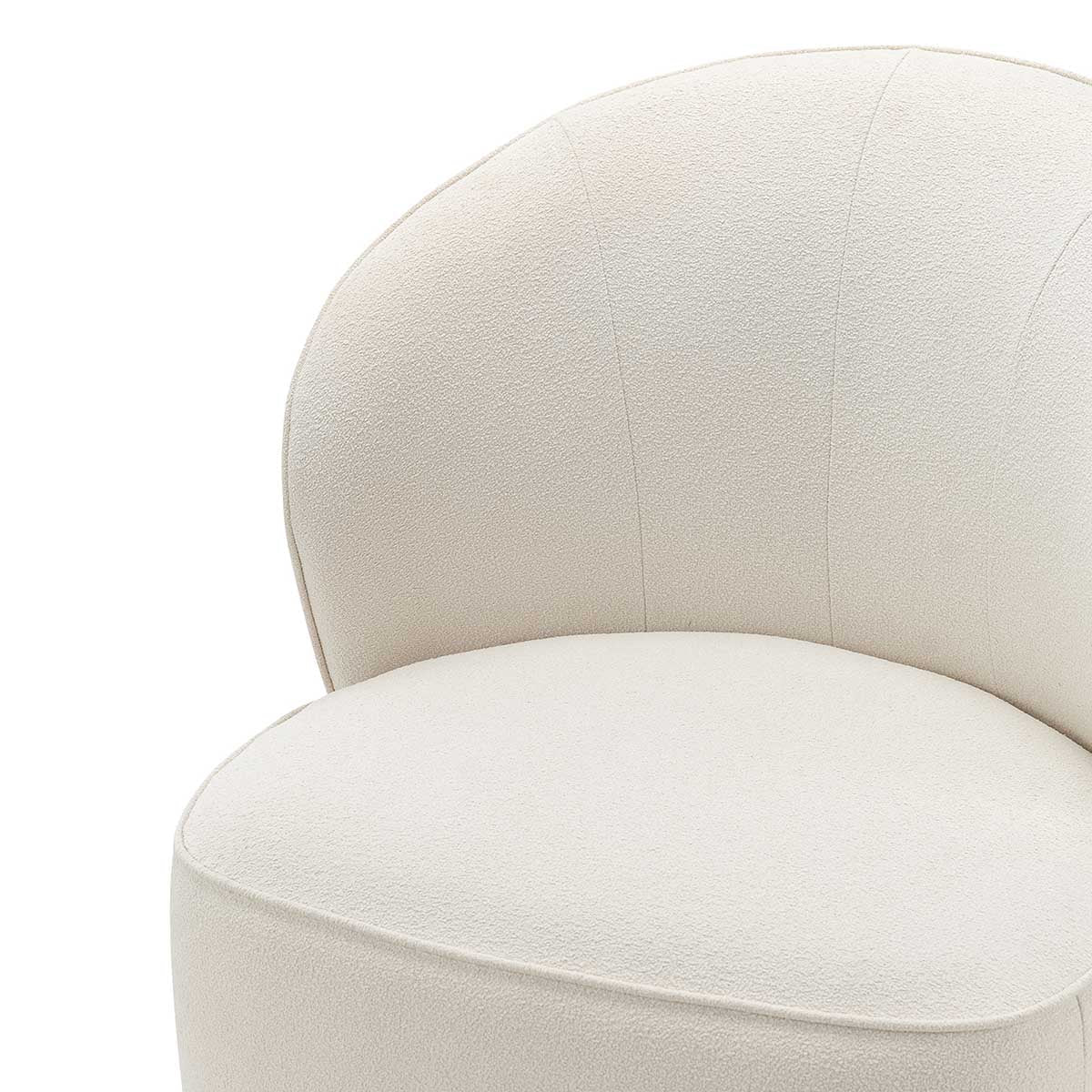 Atlas Boucle Swivel Lounge Chair