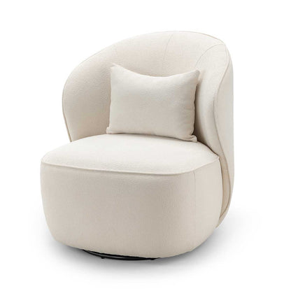 Atlas Boucle Swivel Lounge Chair