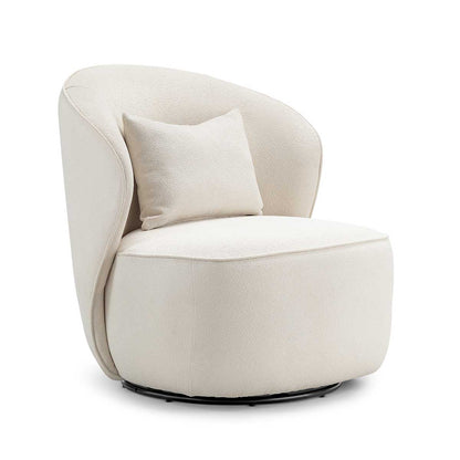 Atlas Boucle Swivel Lounge Chair