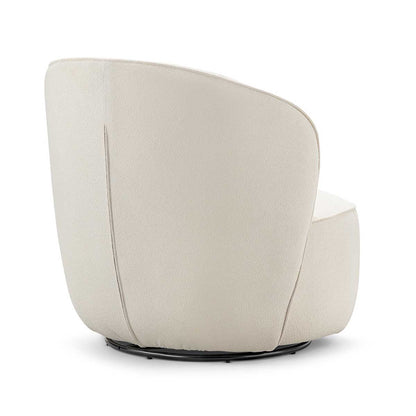 Atlas Boucle Swivel Lounge Chair