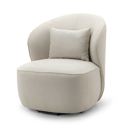 Atlas Boucle Swivel Lounge Chair