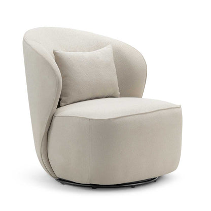 Atlas Boucle Swivel Lounge Chair