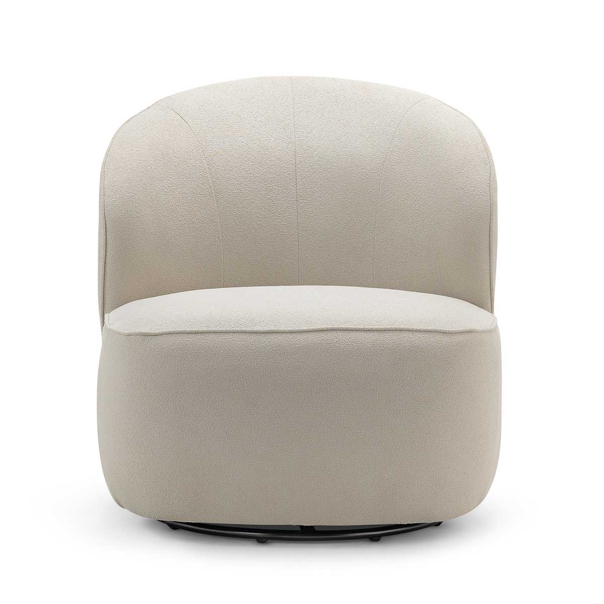 Atlas Boucle Swivel Lounge Chair