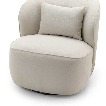 Atlas Boucle Swivel Lounge Chair